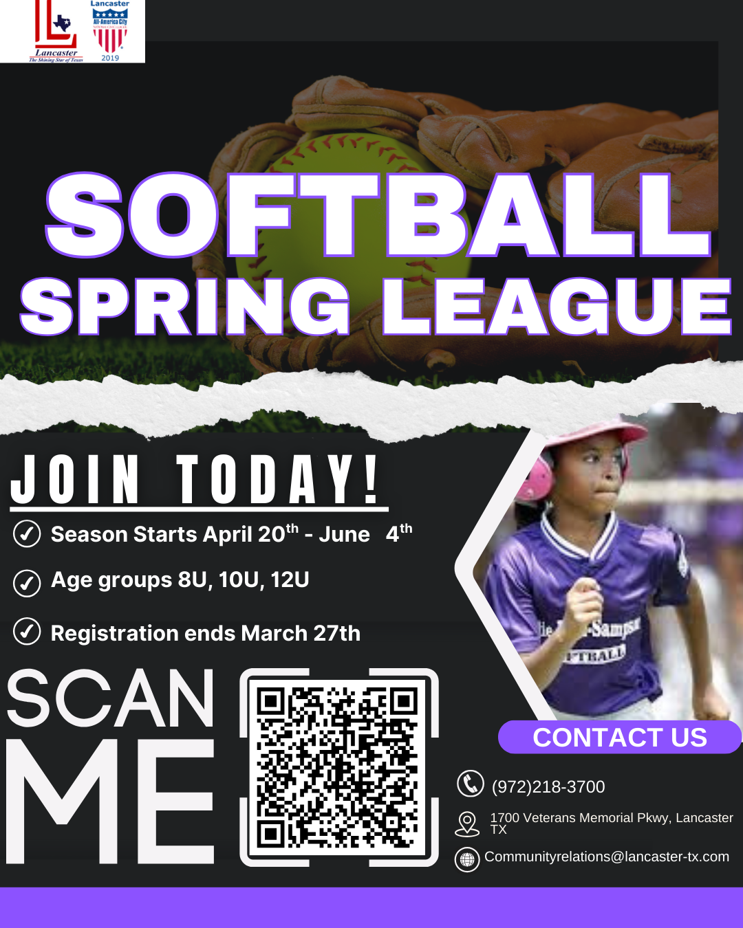 Green And White Modern Softball Tournament Instagram Post (2)