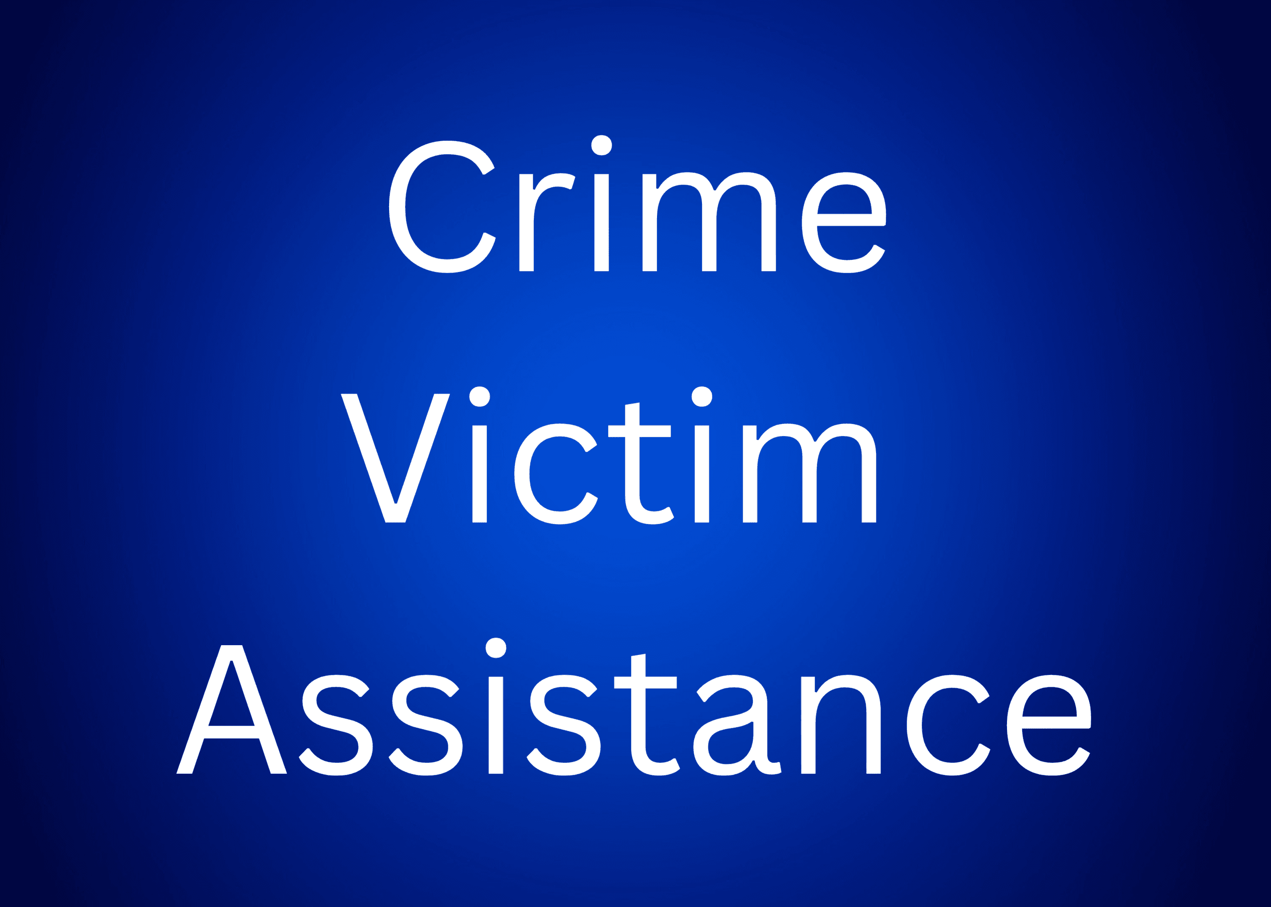 Crime Victims Assistance